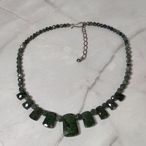 Jay King Chrome Diopside Gemstone Necklace